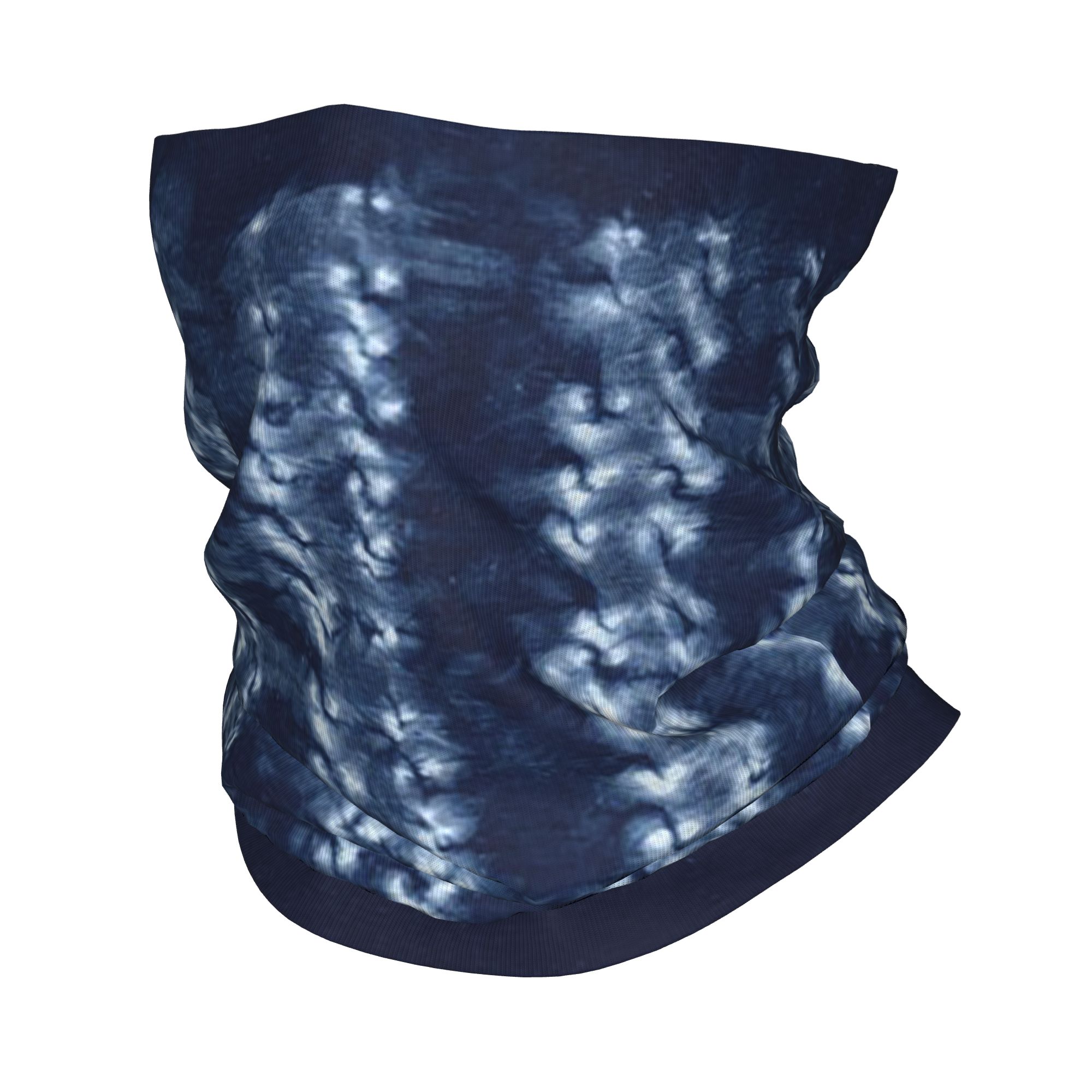 Shibori Tie Dye - Bandana en tissu indigo shibori teint
