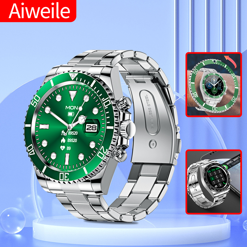 Japanese Man Lifestyle - AIWEYS-Montre Connectée AW12 pour Homme, Nouveau