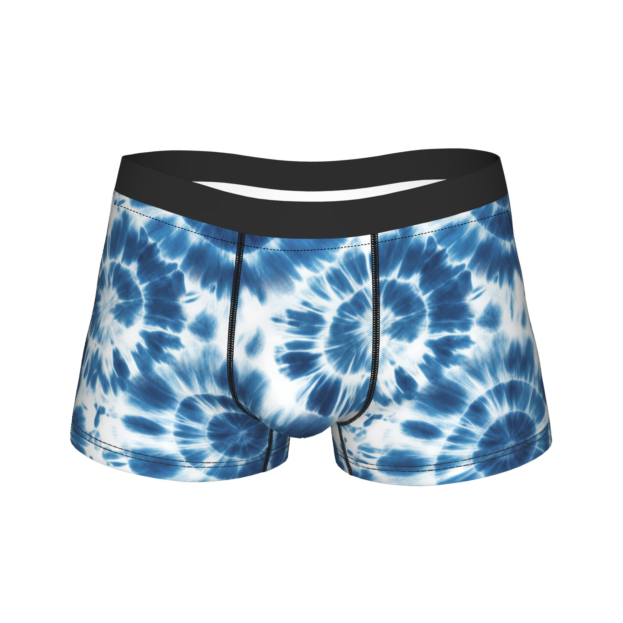 Shibori Tie Dye - Boxer court tie-dye shibori à motif