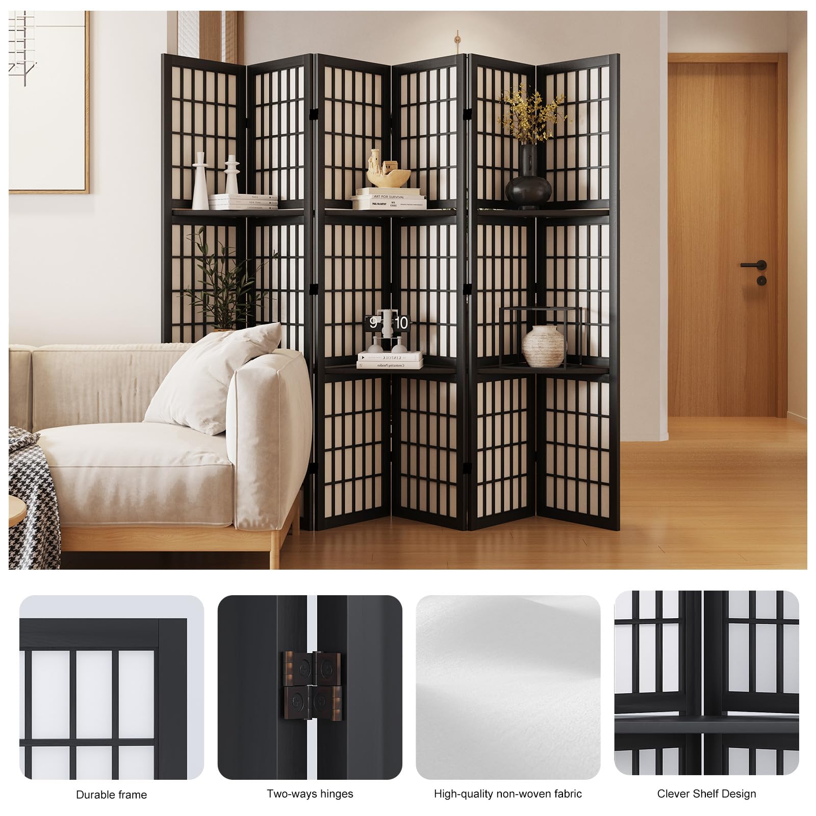 Paravent de séparation de pièc - Shoji Screen Divider avis et prix