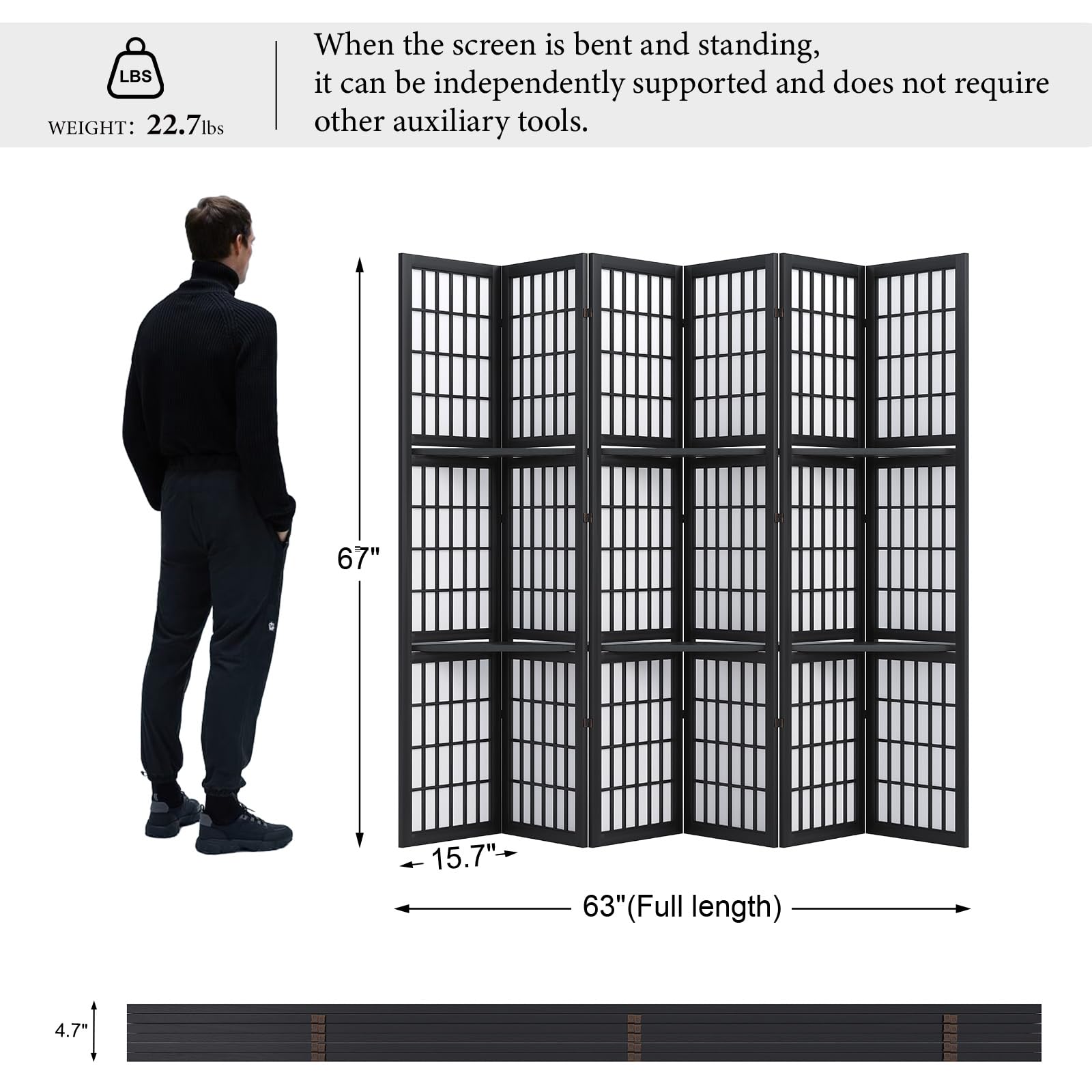 Paravent de séparation de pièc - Shoji Screen Divider avis et prix