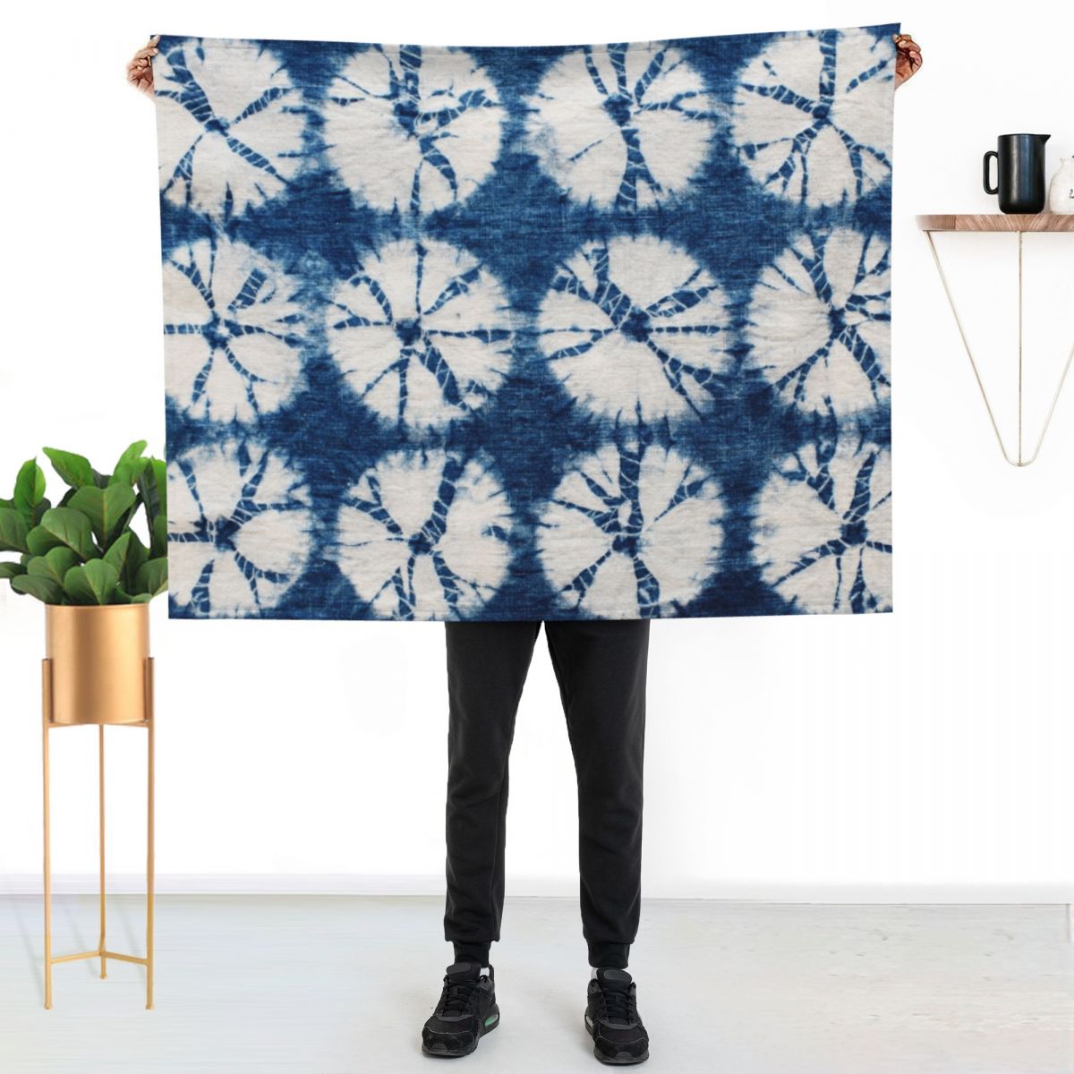 Couverture en fausse fourrure  - Shibori Tie Dye avis et prix