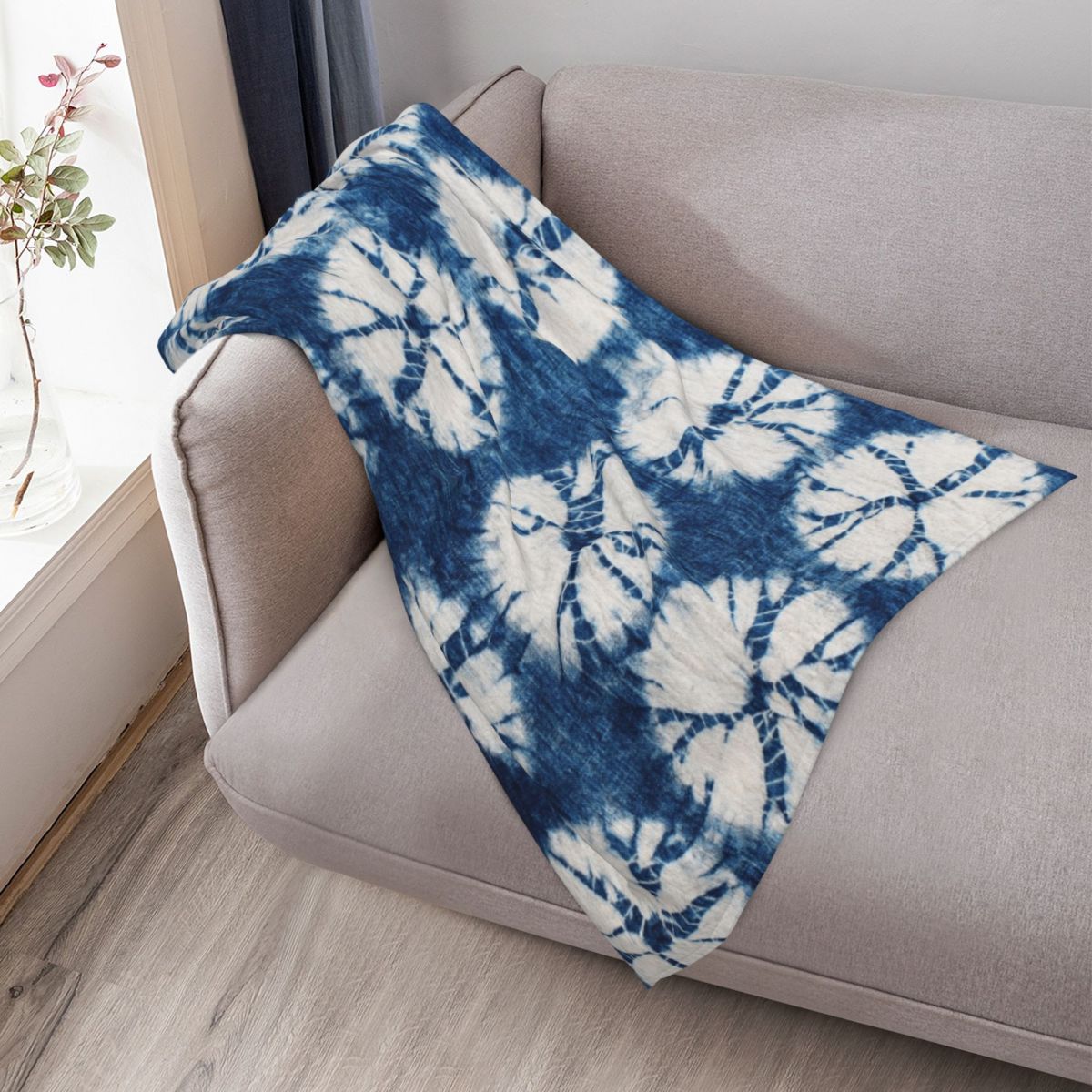 Couverture en fausse fourrure  - Shibori Tie Dye avis et prix
