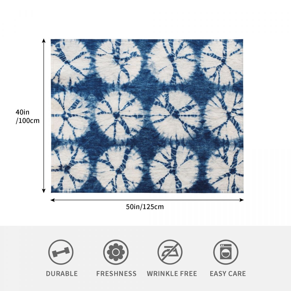 Couverture en fausse fourrure  - Shibori Tie Dye avis et prix
