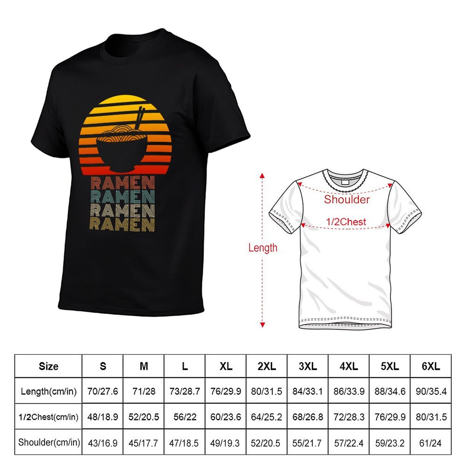T-shirt style rétro vintage po - Japanese Man Lifestyle avis et prix