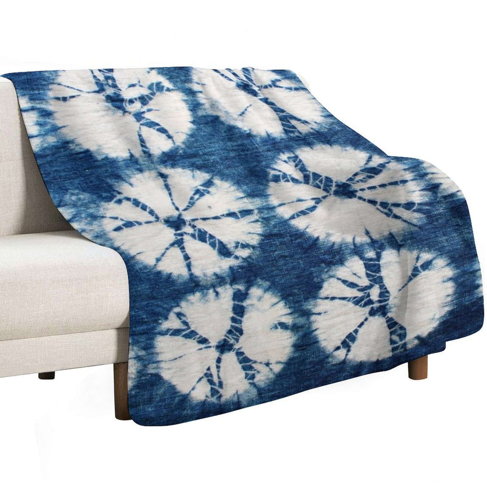 Couverture en tissu pelucheux  - Shibori Tie Dye avis et prix