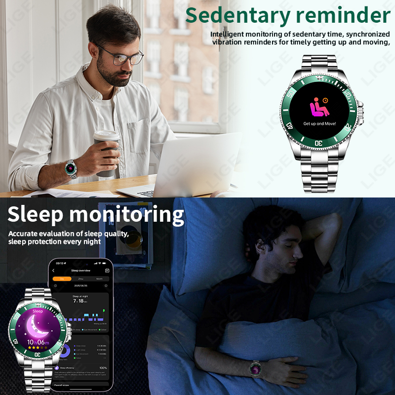 Montre connectée de luxe LIGE  - Japanese Man Lifestyle avis et prix