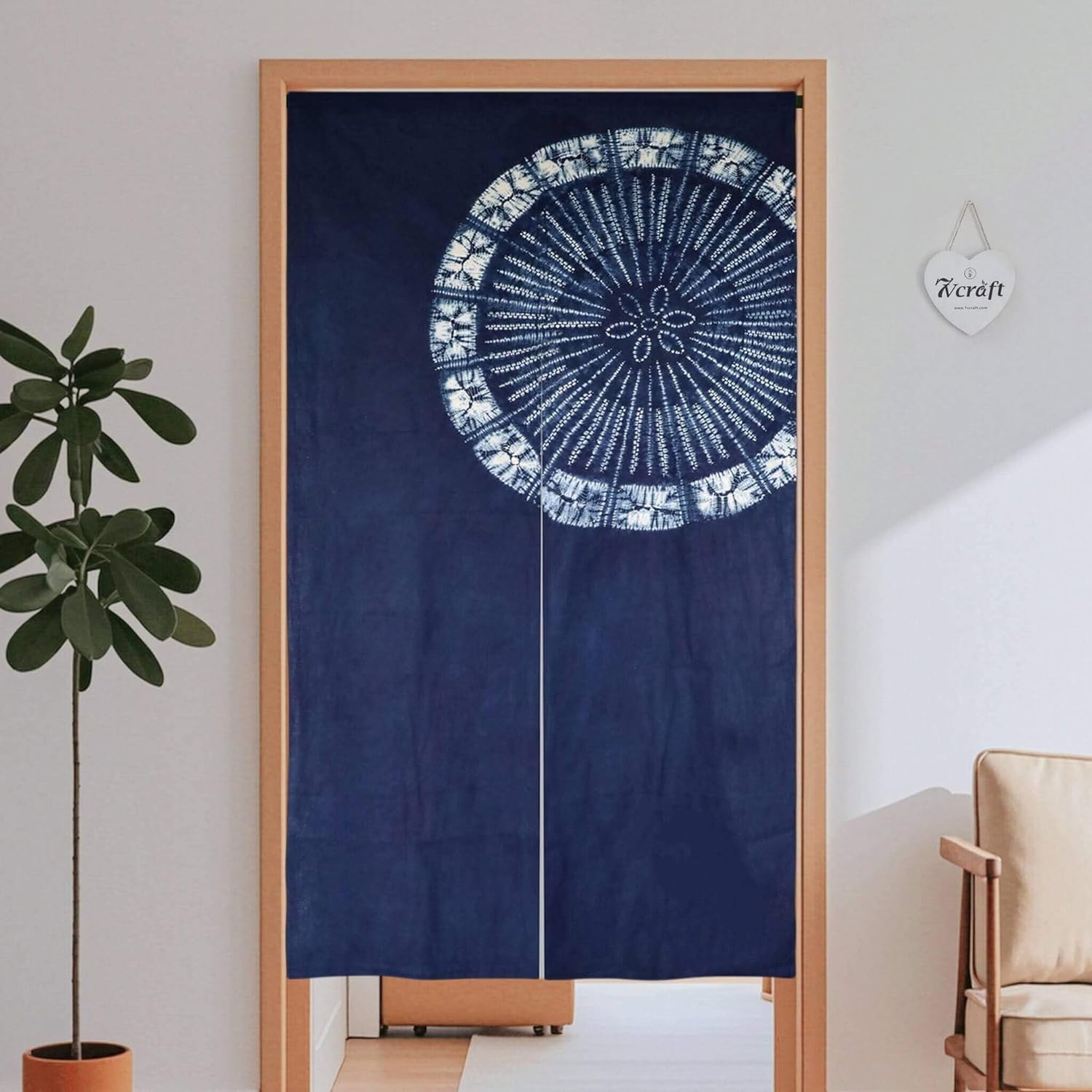 Rideau japonais teint à la mai - Shibori Tie Dye avis et prix