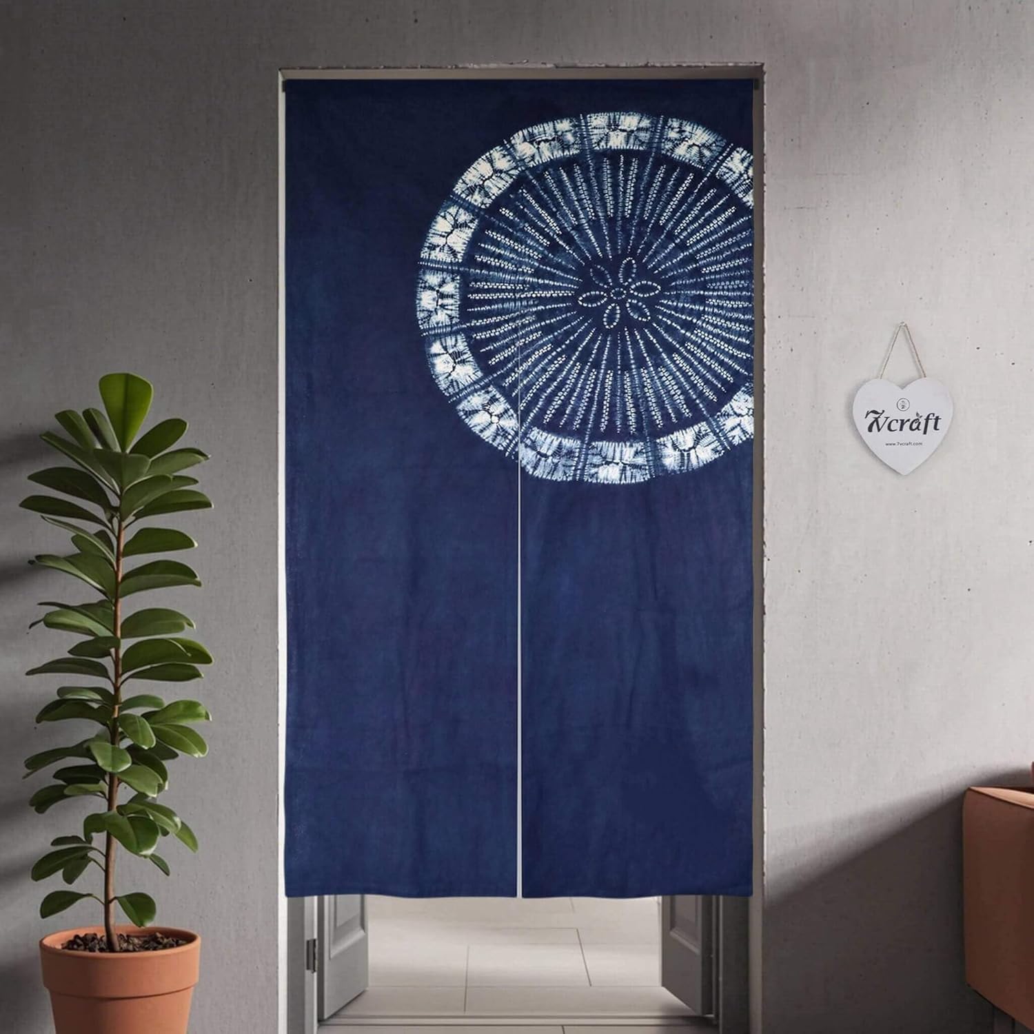 Rideau japonais teint à la mai - Shibori Tie Dye avis et prix