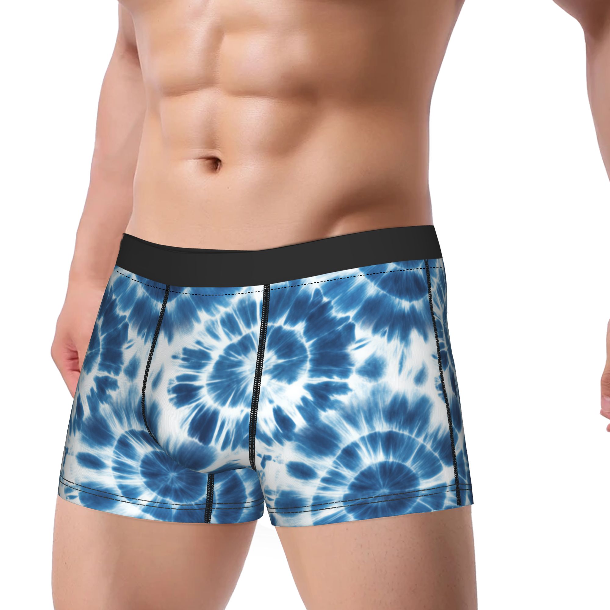 Boxer court tie-dye shibori à  - Shibori Tie Dye avis et prix