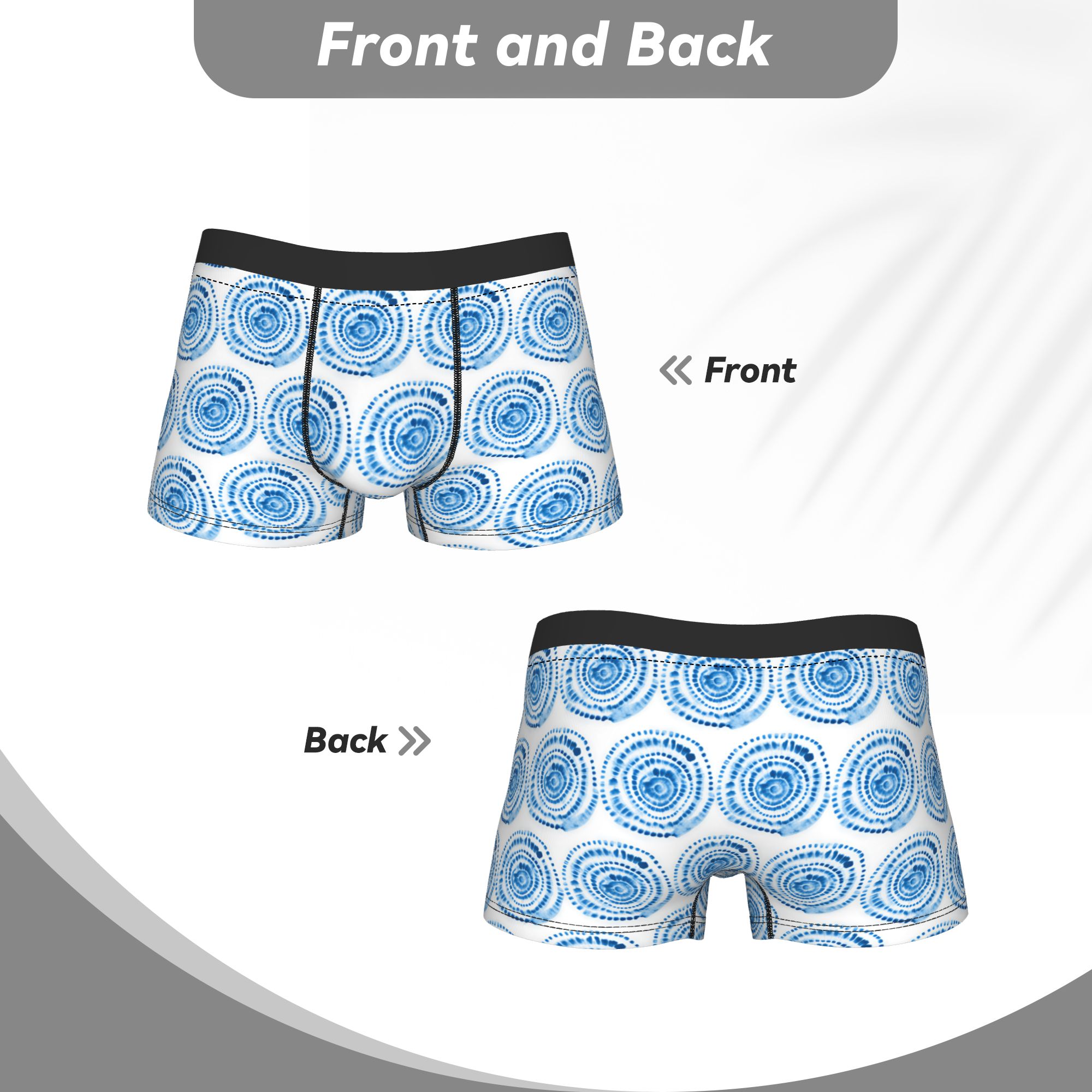 Sous-vêtements à motif shibori - Shibori Tie Dye avis et prix
