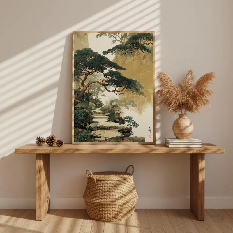 Affiche sur toile vintage repr - Japanese Zen Lifestyle avis et prix