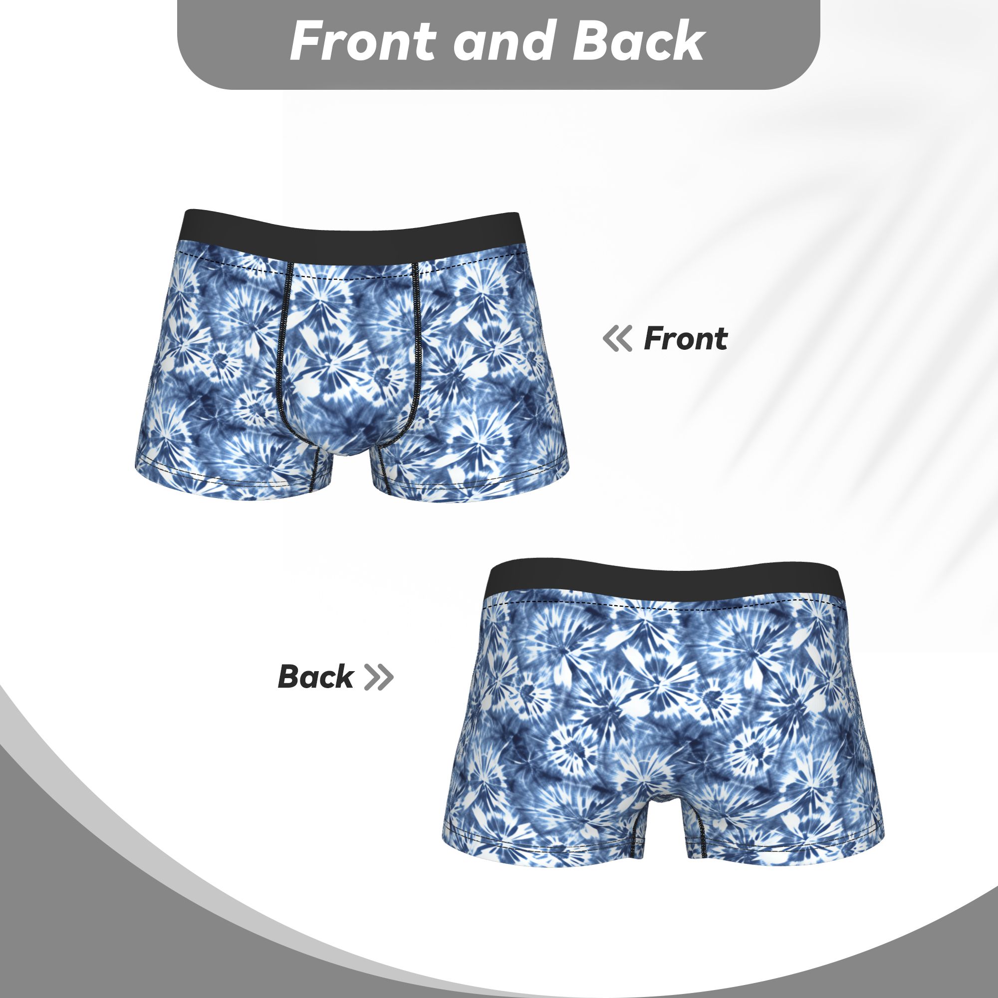 Boxer à motif shibori tie-dye  - Shibori Tie Dye avis et prix