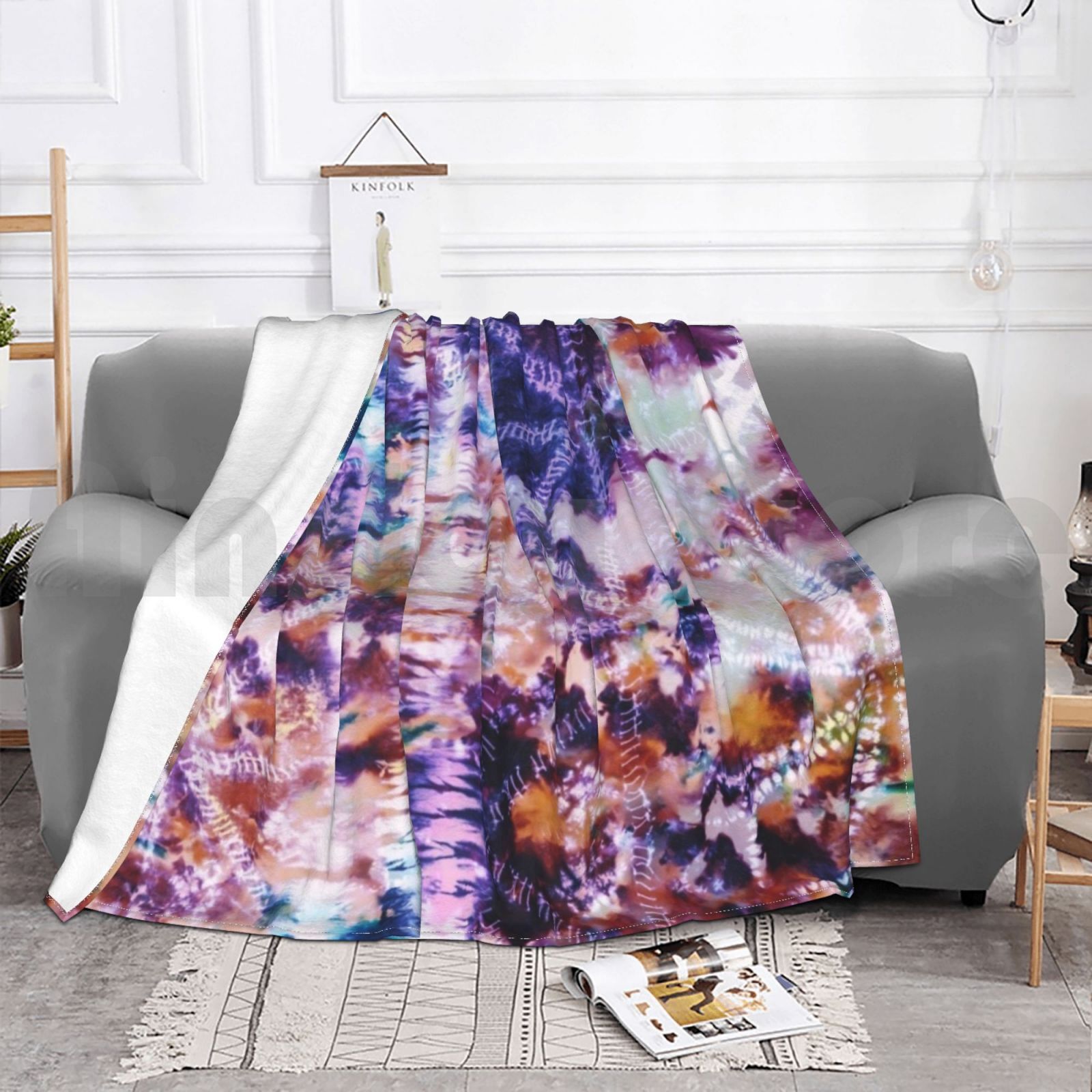 Couverture de paysage marin Sh - Shibori Tie Dye avis et prix